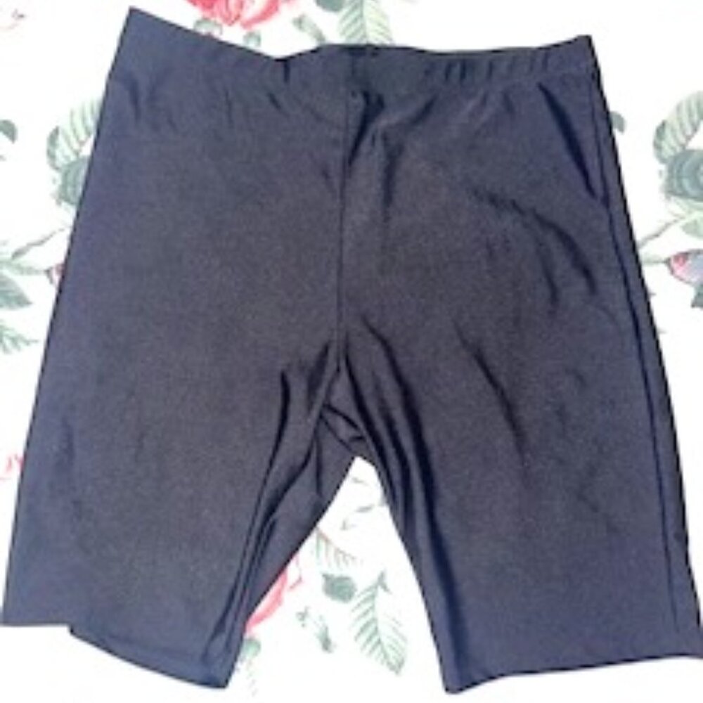 Satin bike shorts